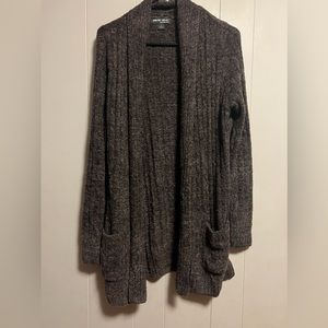 Barefoot Dreams Cozy Chic Lite Cable Cardigan brown